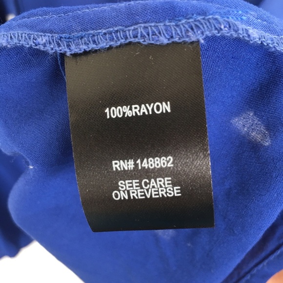 Torrid Blue Dip Dye Challis Ombré Dolman Blouse Top Dolman Fit NEW Women’s Sz 4X - Picture 11 of 15